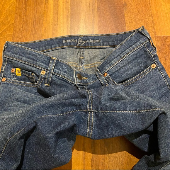 Second Yoga Jeans Chloe Straight Leg Classic-Rise in Size 25 - Picture 4 of 15